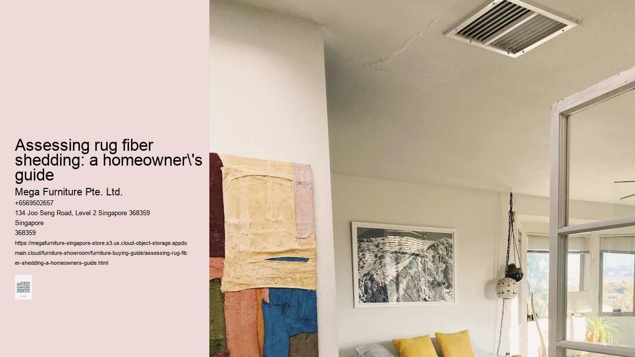Assessing rug fiber shedding: a homeowner's guide