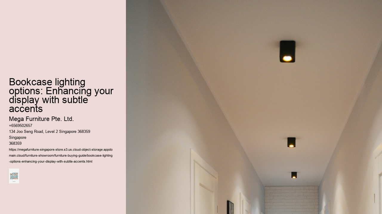 Bookcase lighting options: Enhancing your display with subtle accents