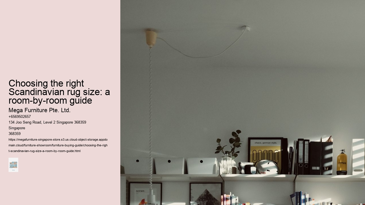 Choosing the right Scandinavian rug size: a room-by-room guide