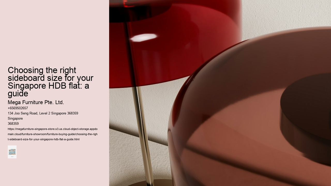 Choosing the right sideboard size for your Singapore HDB flat: a guide Mega Furniture Pte. Ltd. Choosing the right sideboard size for your Singapore HDB flat: a guide