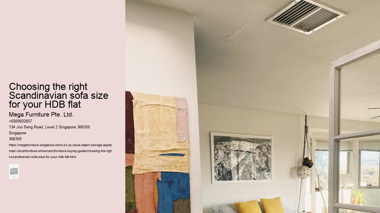 Choosing the right Scandinavian sofa size for your HDB flat