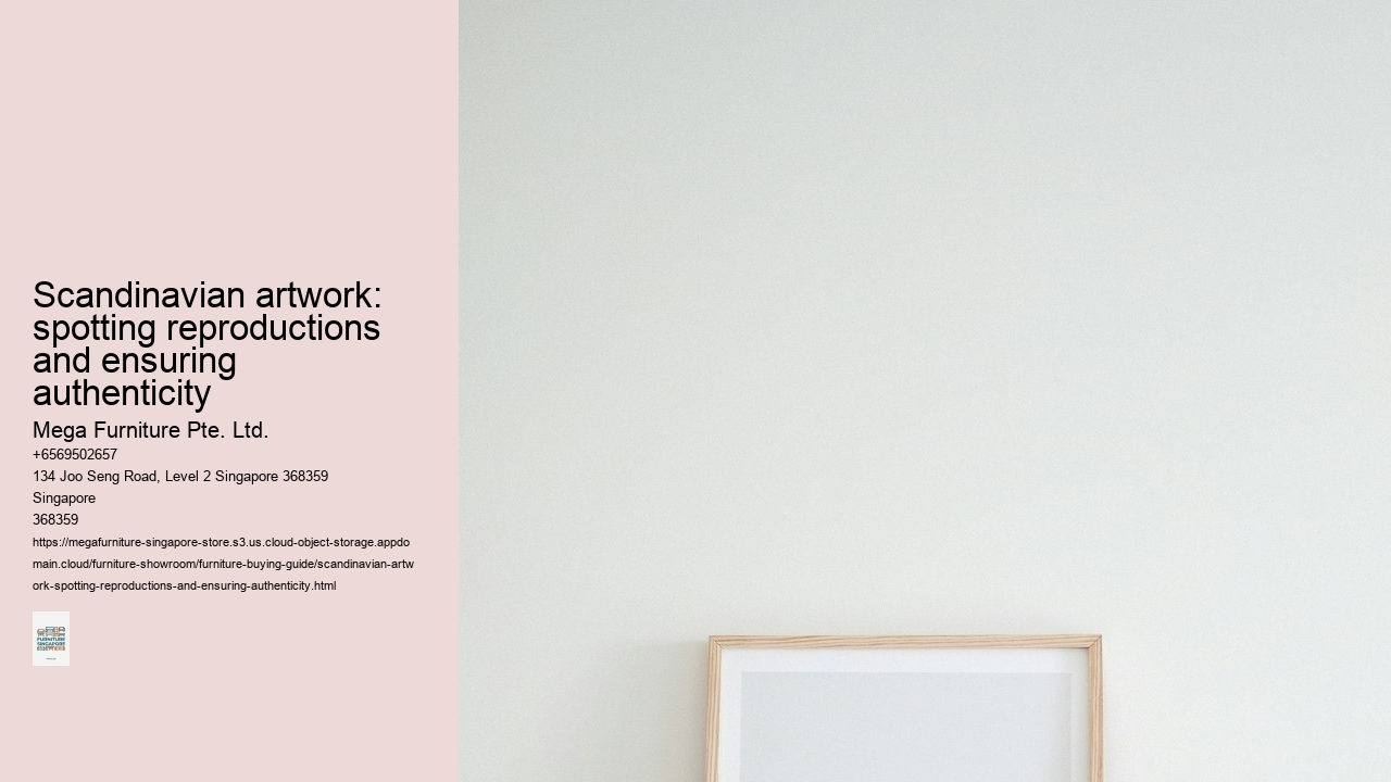 Scandinavian artwork: spotting reproductions and ensuring authenticity