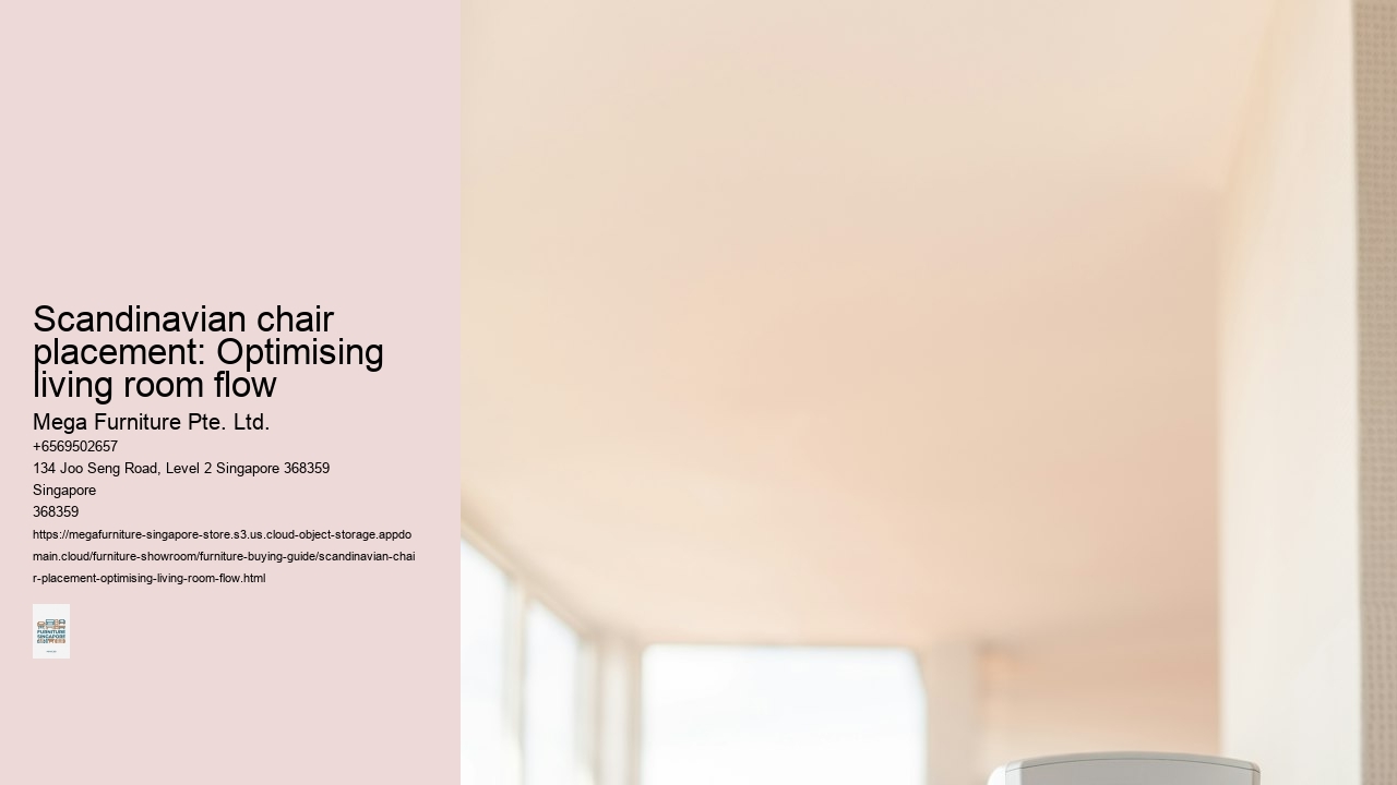 Scandinavian chair placement: Optimising living room flow