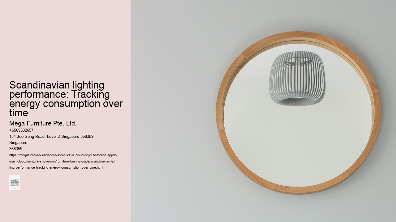 Scandinavian lighting performance: Tracking energy consumption over time