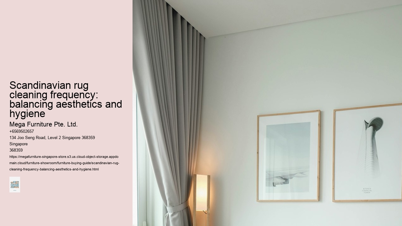 Scandinavian rug cleaning frequency: balancing aesthetics and hygiene