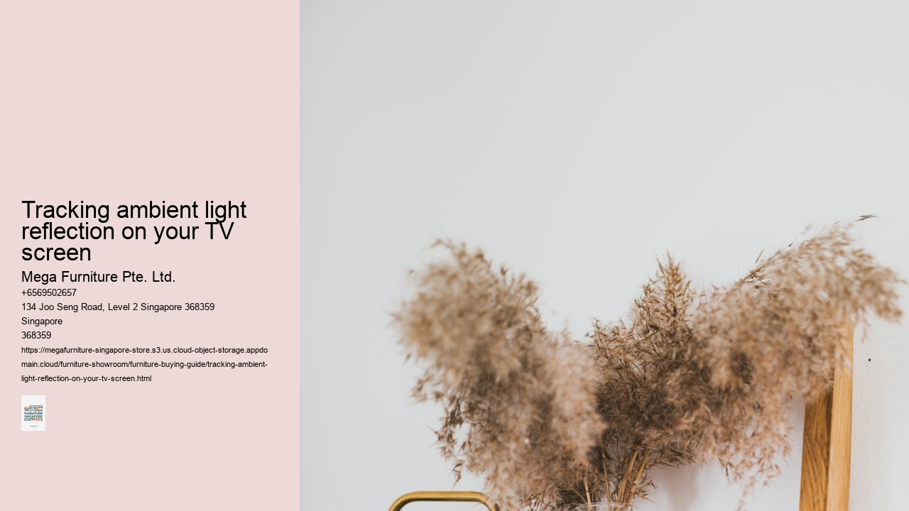 Tracking ambient light reflection on your TV screen