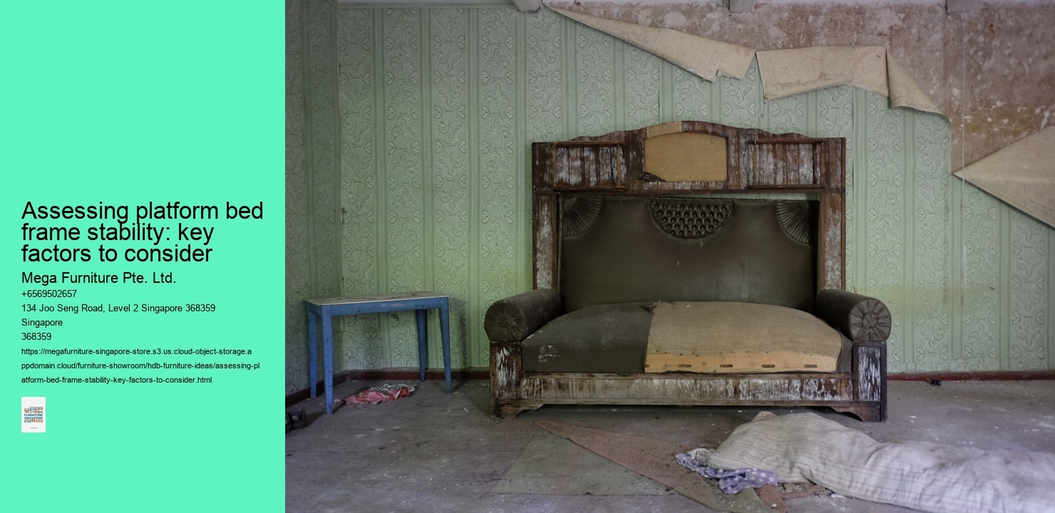 Assessing platform bed frame stability: key factors to consider