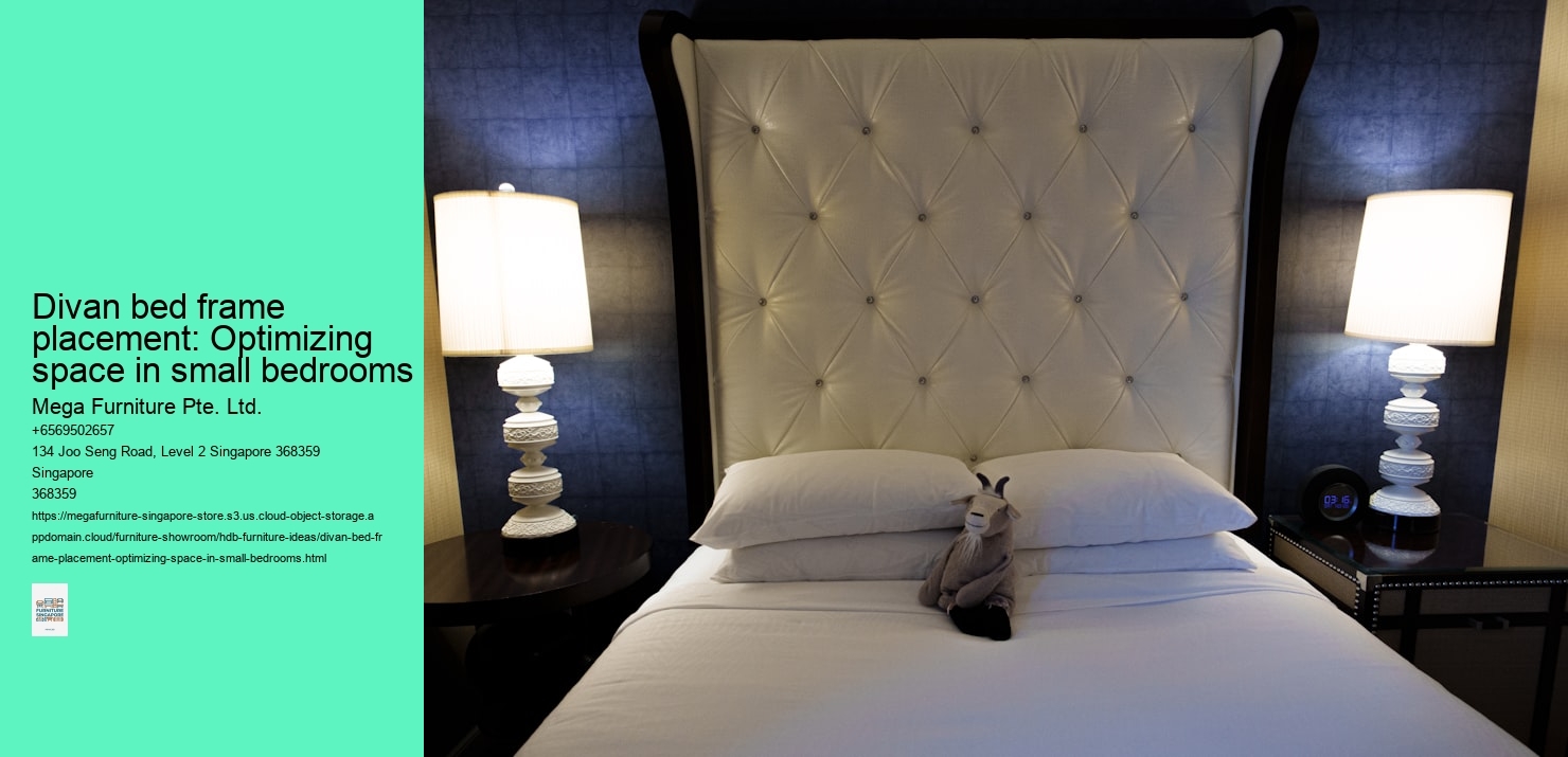 Divan bed frame placement: Optimizing space in small bedrooms