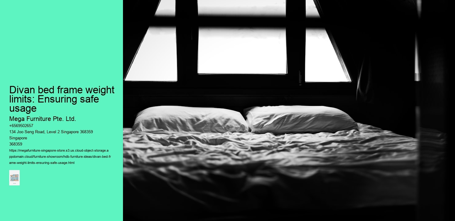 Divan bed frame weight limits: Ensuring safe usage