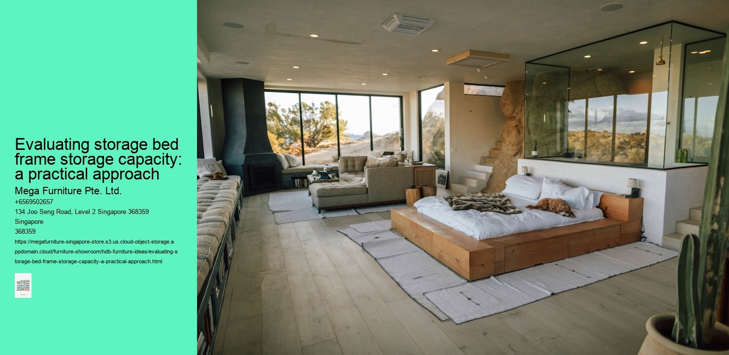 Evaluating storage bed frame storage capacity: a practical approach