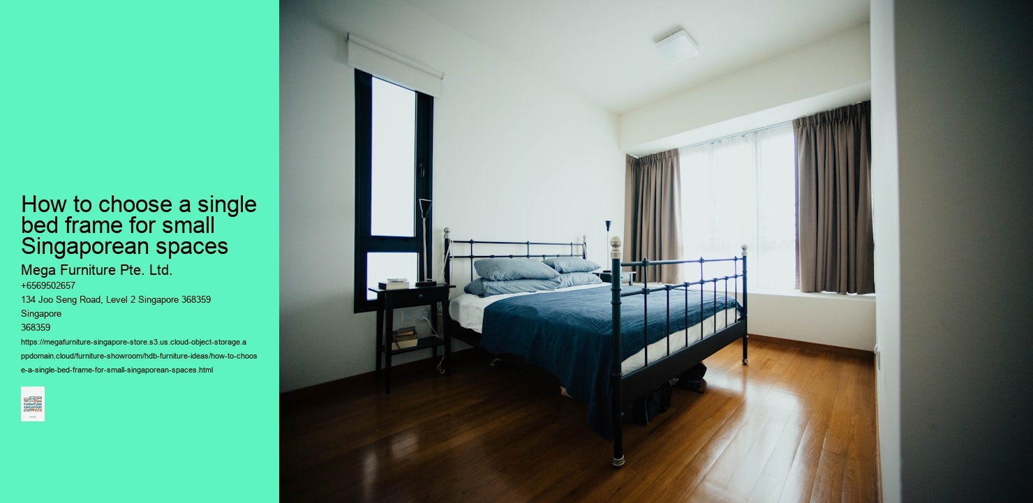 How to choose a single bed frame for small Singaporean spaces