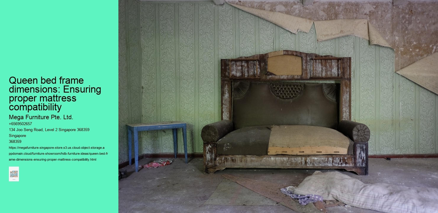 Queen bed frame dimensions: Ensuring proper mattress compatibility