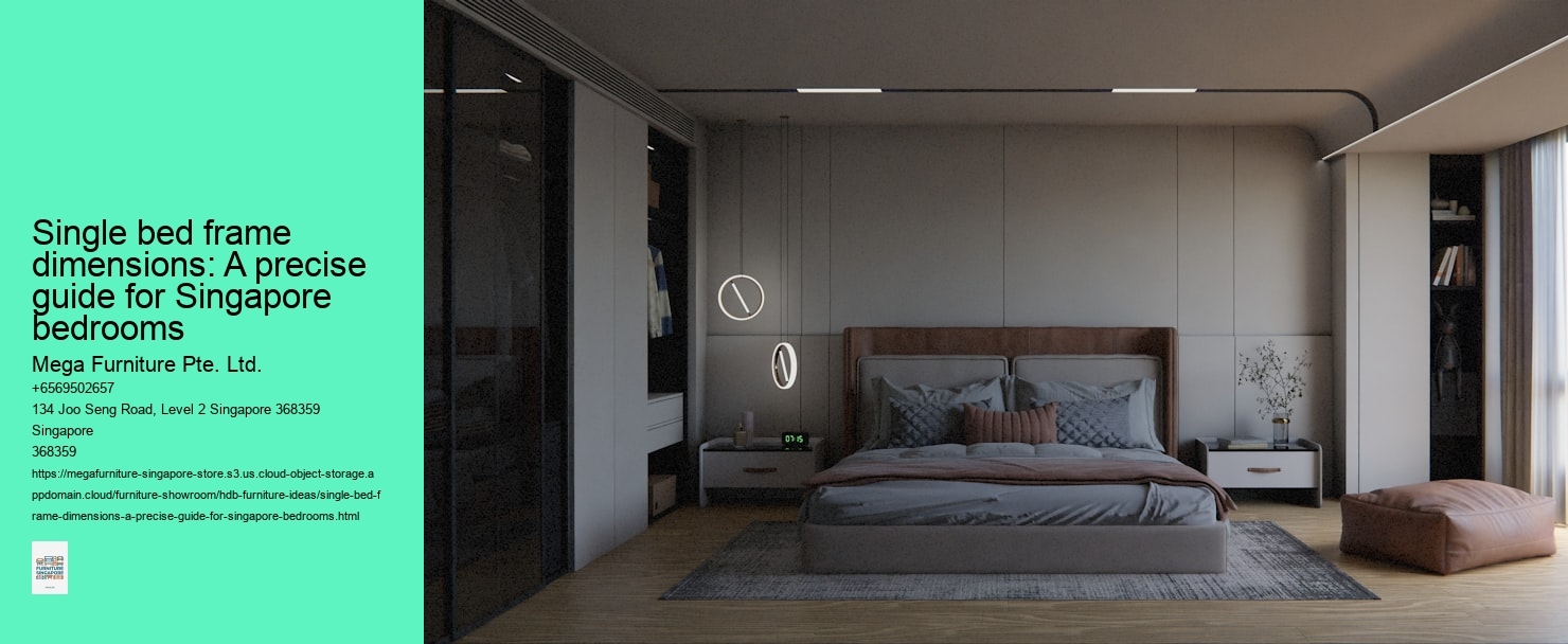 Single bed frame dimensions: A precise guide for Singapore bedrooms