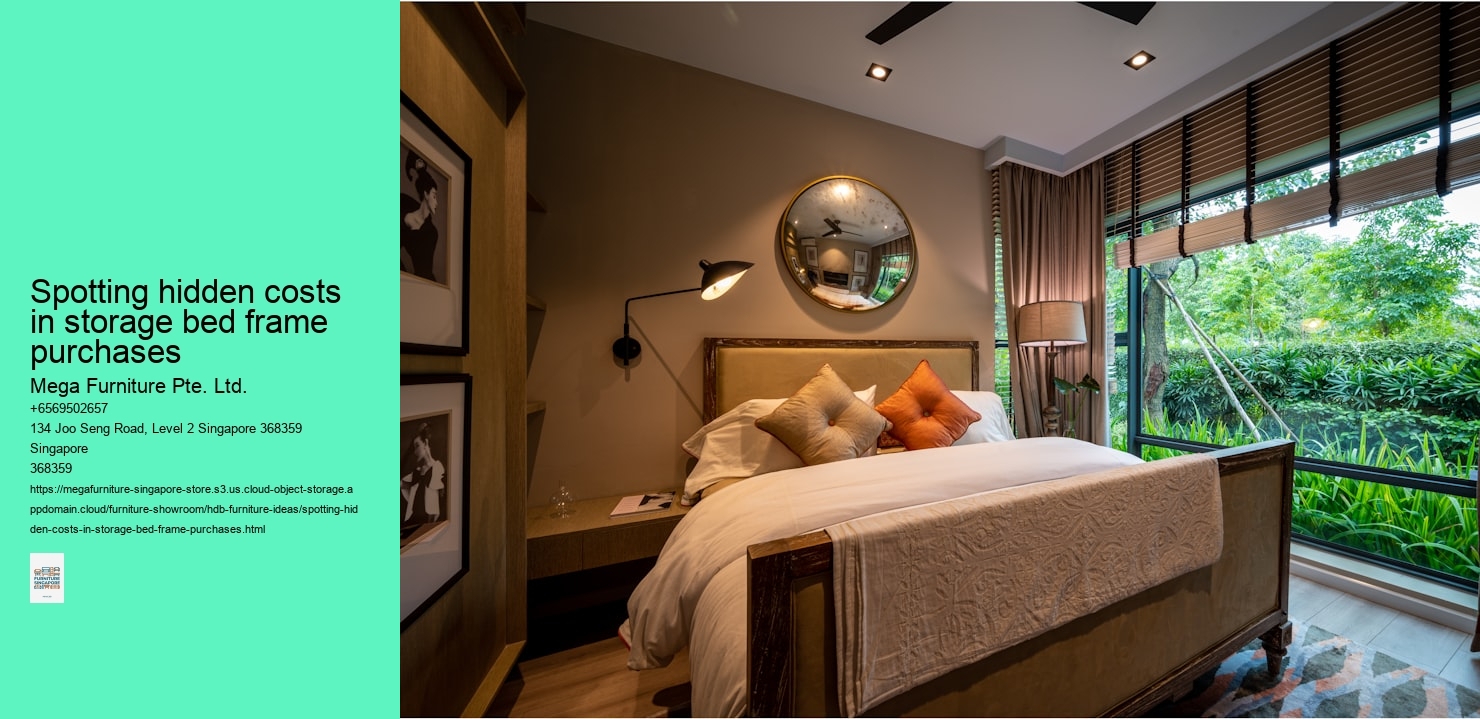 Spotting hidden costs in storage bed frame purchases