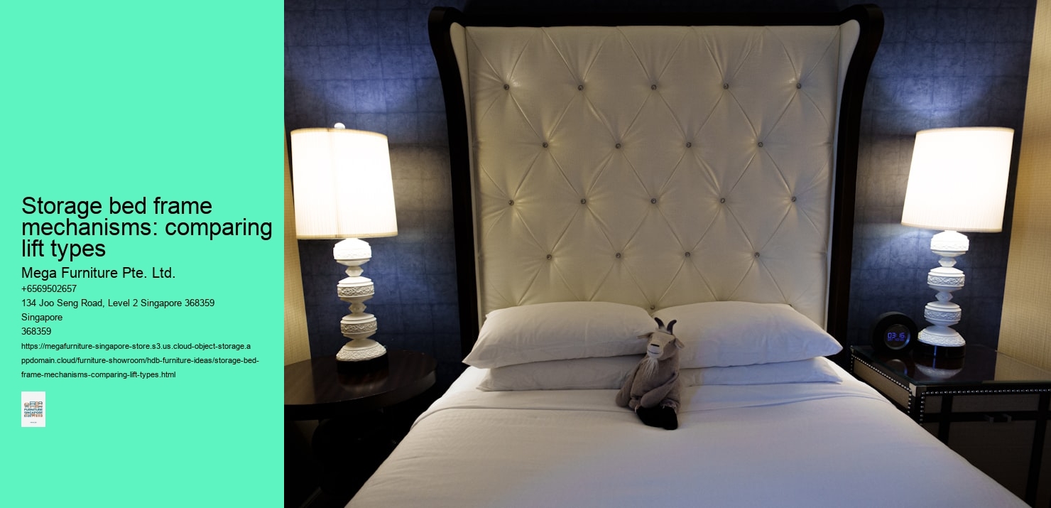 Storage bed frame mechanisms: comparing lift types