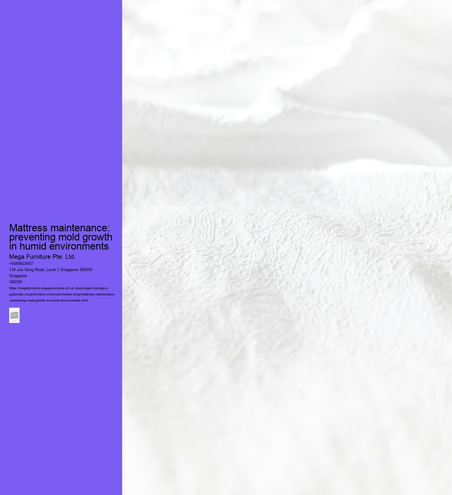 Mattress maintenance: preventing mold growth in humid environments
