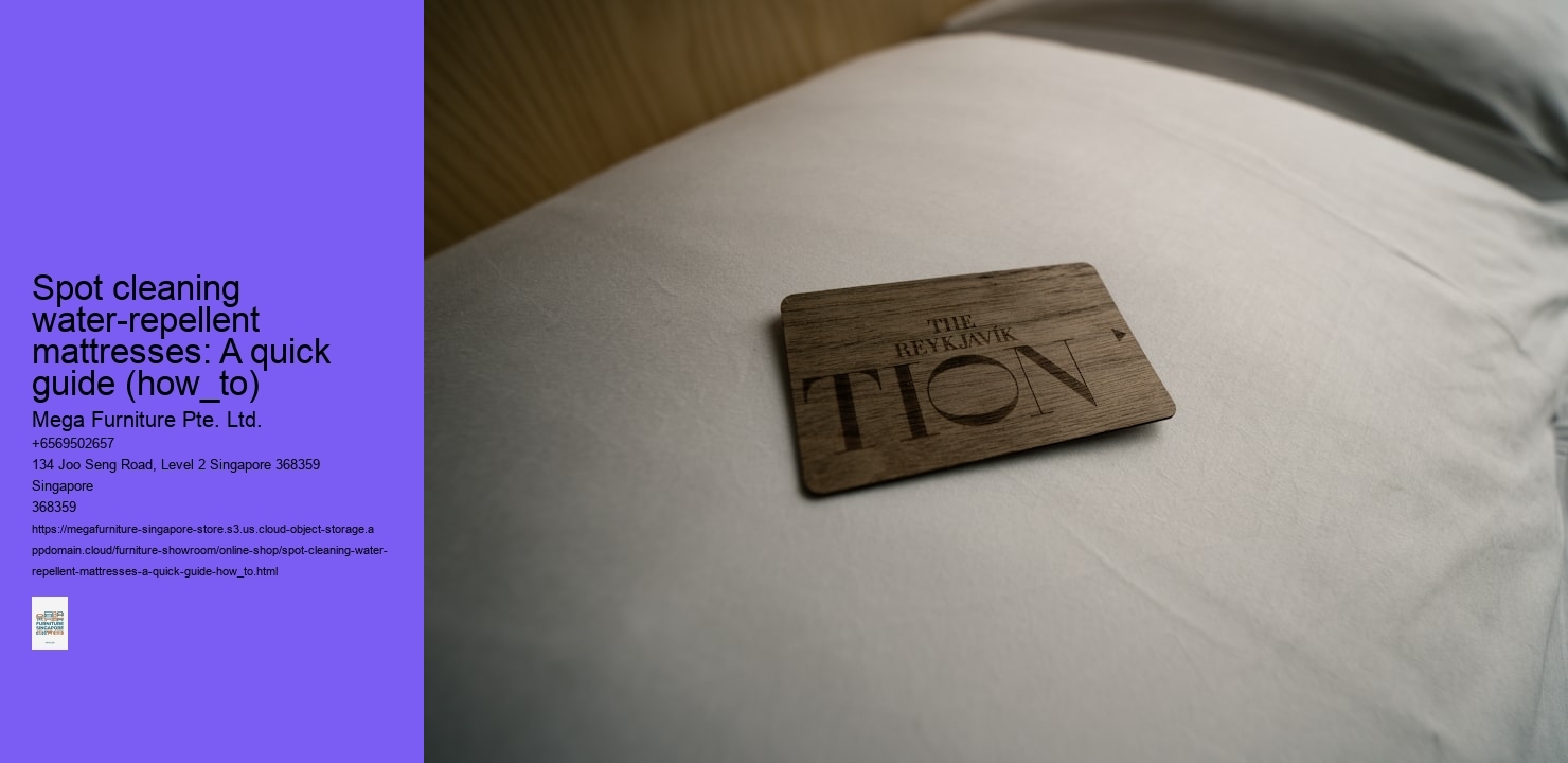 Spot cleaning water-repellent mattresses: A quick guide (how_to)