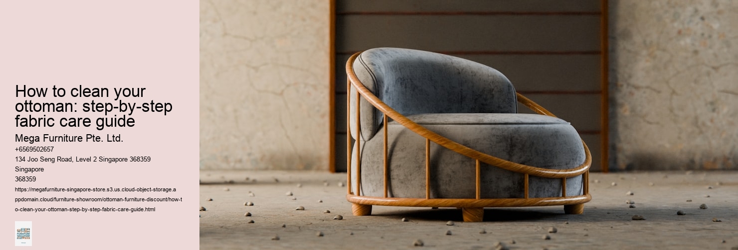 How to clean your ottoman: step-by-step fabric care guide