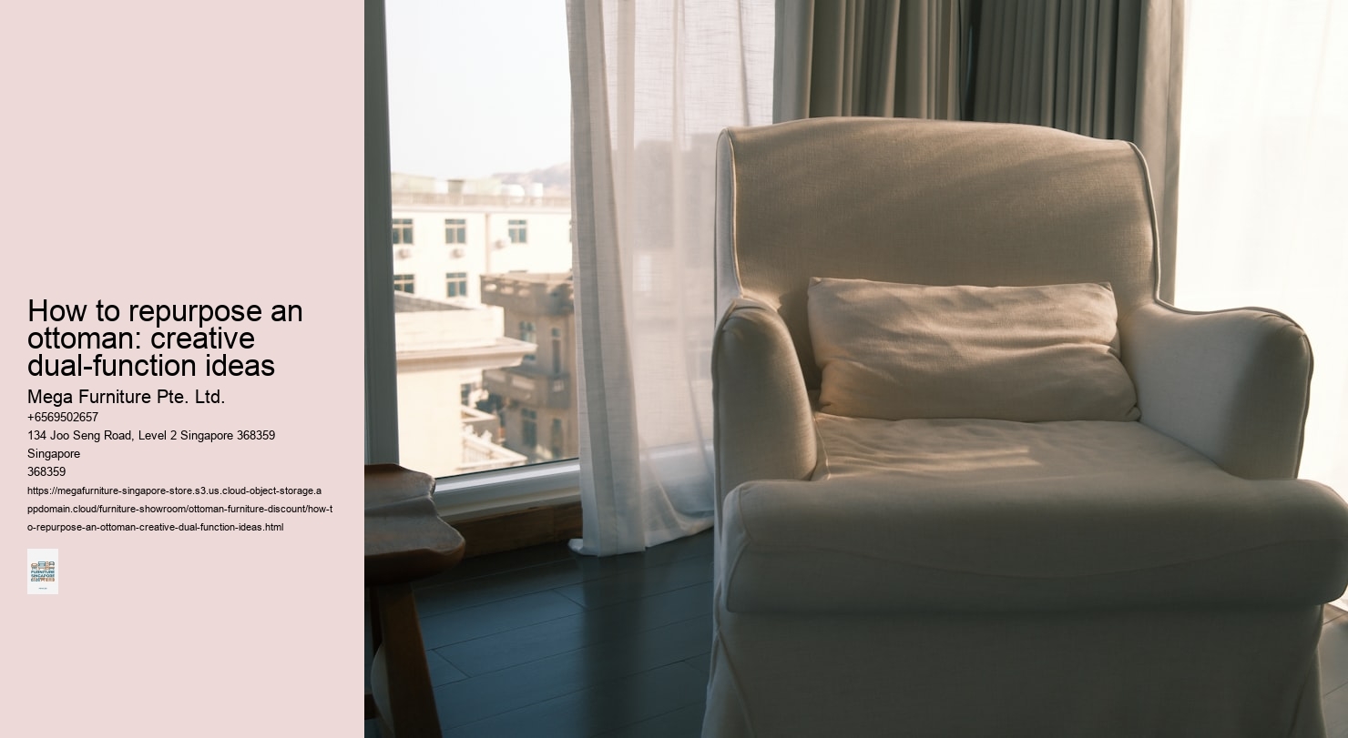 How to repurpose an ottoman: creative dual-function ideas